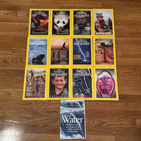 National Geographic Magazine Complete 1993 Issues with Maps and Special Edition - Picture 1 of 13